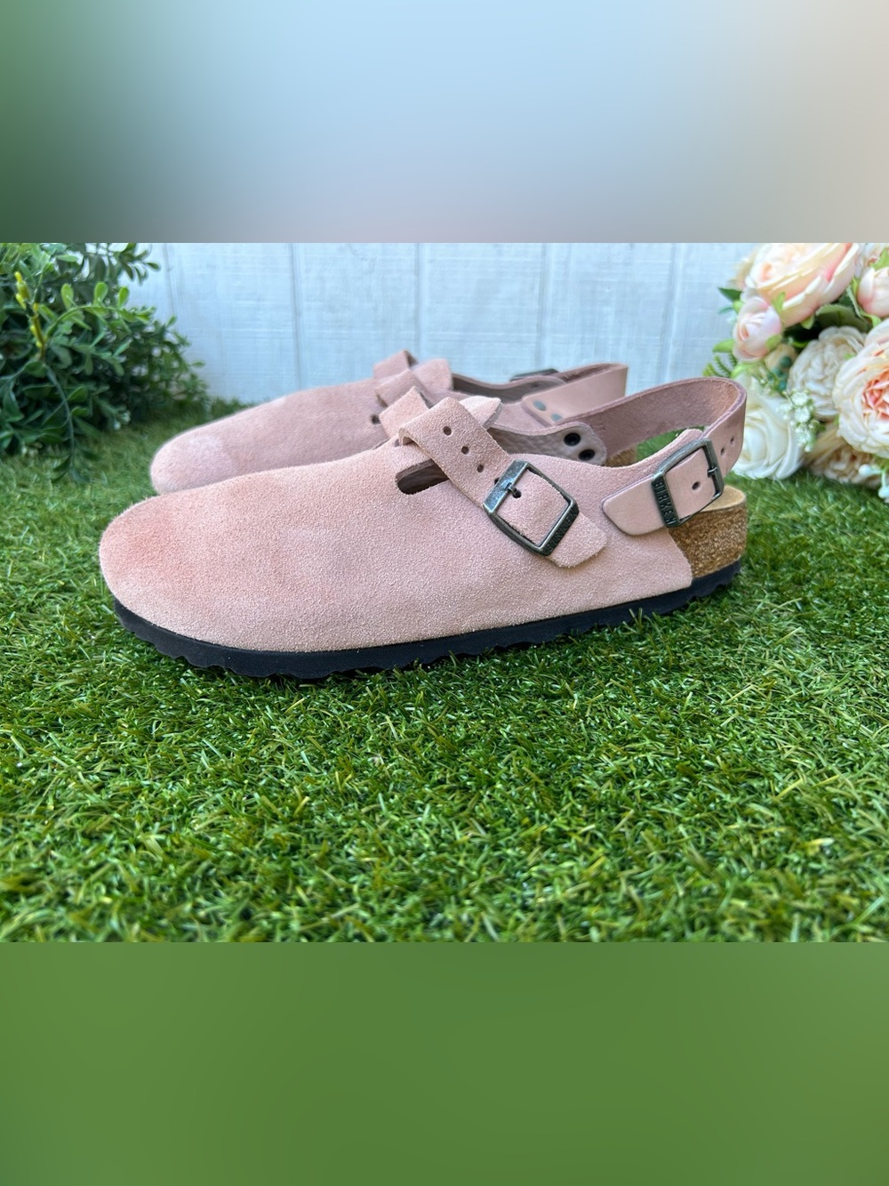 Birkenstock
Tokio Suede Leather size 38 US 7-7.5 like new
$165 Color: Pink Clay - Picture 10 of 16